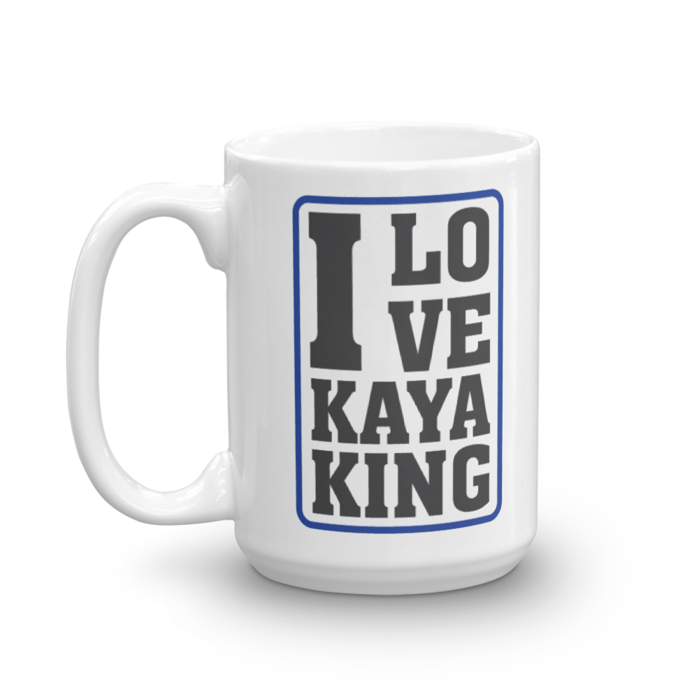 I Love Kayaking Coffee & Tea Gift Mug