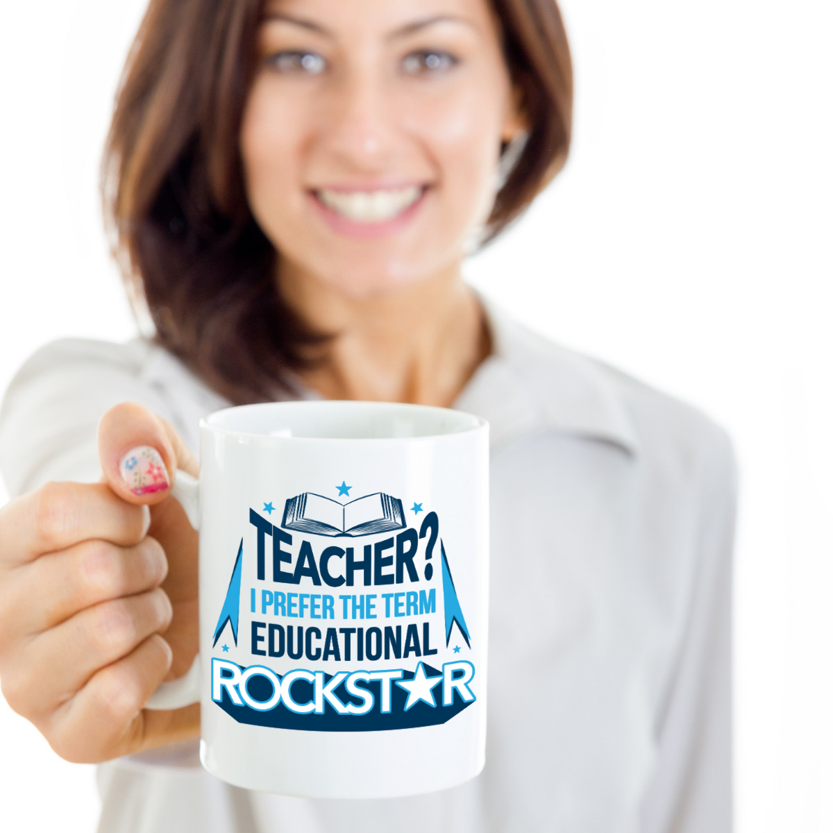 Teacher? I Prefer The Term Educational Rockstar Coffee & Tea Gift Mug