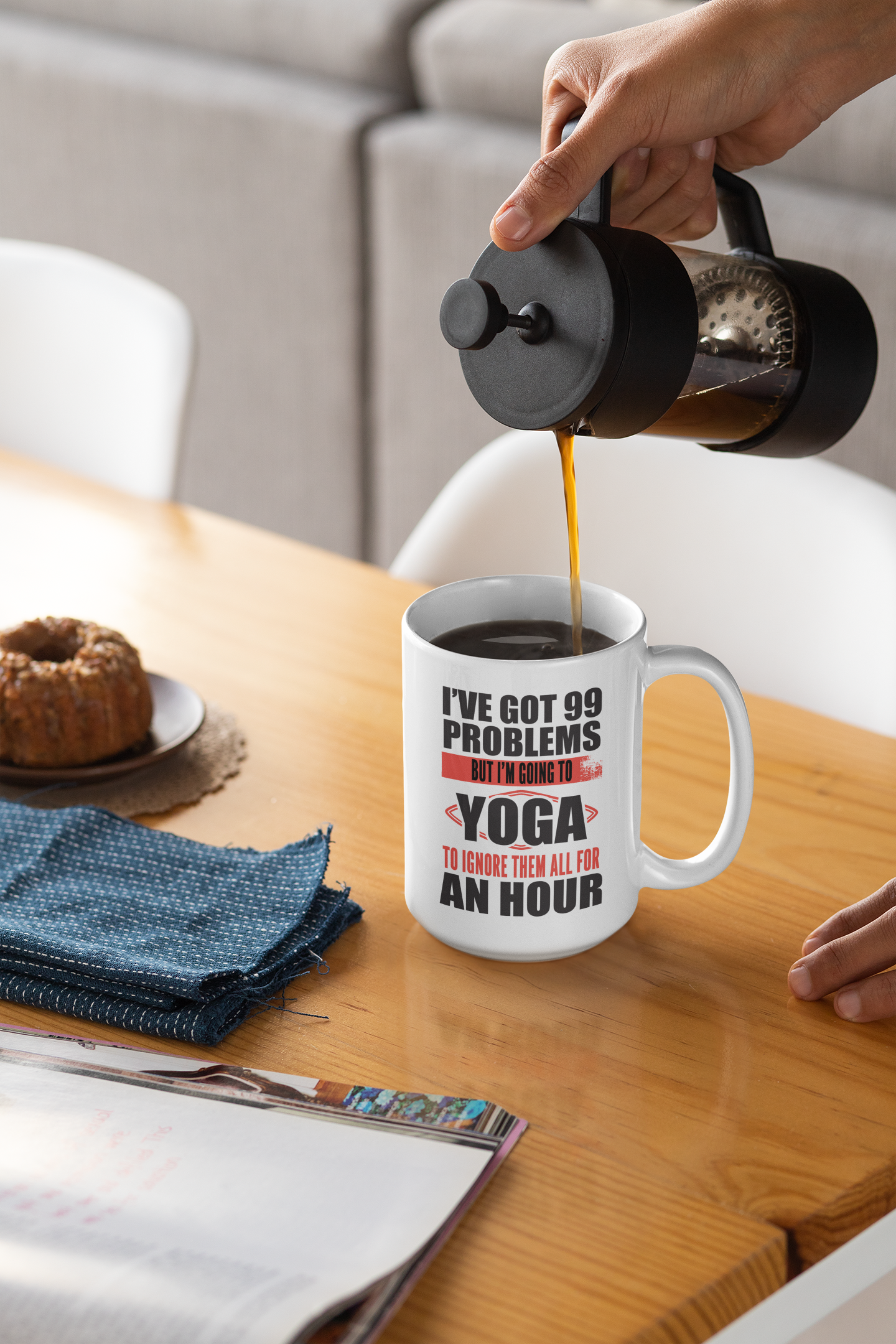 I've Got 99 Problems, Funny Yoga Sayings or Quotes Coffee & Tea Mug | eBay