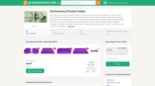 $20 OFF Garmentory Coupon & Garmentory.com Promo ...