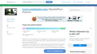 Access iccms.mylabsplus.com. MyLabsPlus | Pearson