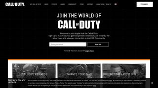 Account Registration - Call of Duty profile