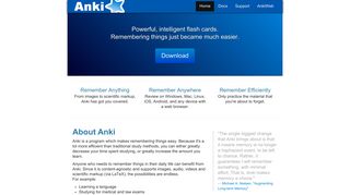 Anki - powerful, intelligent flashcards