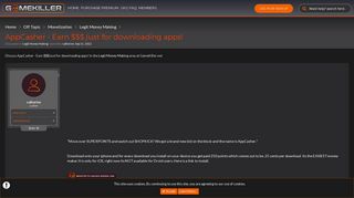 AppCasher - Earn $$$ just for downloading apps! - GameKiller.net ...