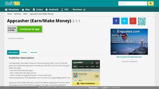 Appcasher (Earn/Make Money) 2.1.1 Free Download
