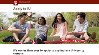 Apply to IU: Indiana University