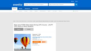 Best value FORS Safe Urban Driving CPC Course - JAUPT CPC ...