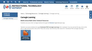 Carnegie Learning / Carnegie Learning - Plano ISD