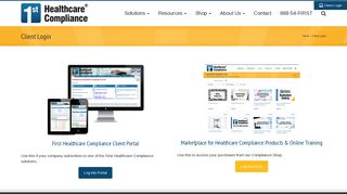 Client Login | First Healthcare Compliance