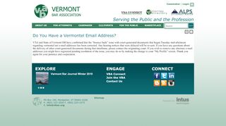 Do You Have a Vermontel Email Address? - Vermont Bar ...