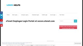 eTenet Employee Login Portal at secure.etenet.com – LOGIN ...