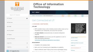 Get Connected at UT | Office of Information Technology