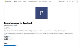 Get Pages Manager for Facebook - Microsoft Store