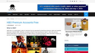 HBO Premium Accounts Free - DMZ Networks