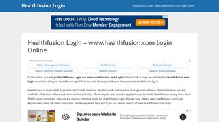 Healthfusion Login – www.healthfusion.com Login [Official ...