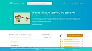 icount Prepaid MasterCard Reviews - Smart Money People