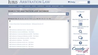 JURIS Arbitration Law