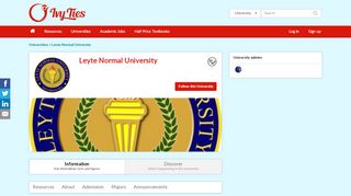 Leyte Normal University : IvyTies