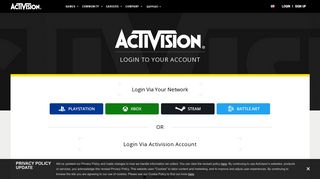 Log in - Activision Account