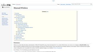 Manual:Winbox - MikroTik Wiki