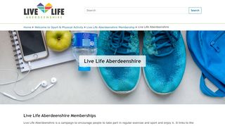 Membership Information - Live Life Aberdeenshire