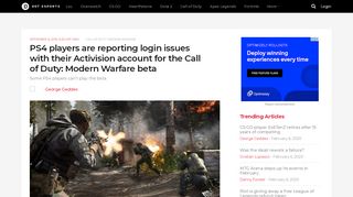 Modern Warfare beta - Dot Esports