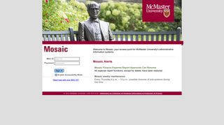 Mosaic - McMaster University