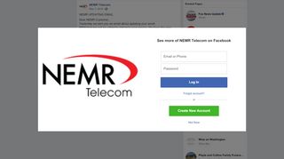 NEMR Telecom - NEMR UPDATING EMAIL Dear NEMR ...