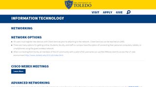 Networking - University of Toledo