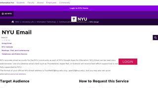 NYU Email