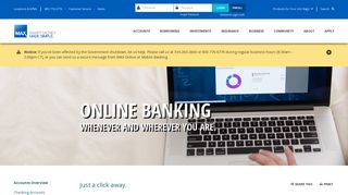 Online Banking - MAX Credit Union