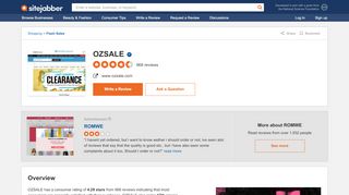 OZSALE Reviews - 968 Reviews of Ozsale.com | Sitejabber