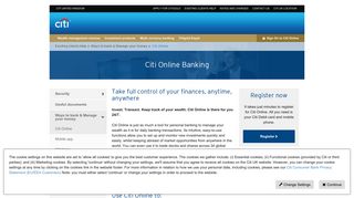 Personal Banking, Online Banking Services - Citi UK