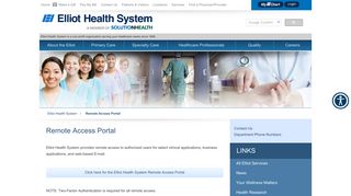 Remote Access Portal - Elliot Hospital