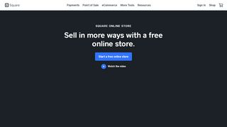 Sell Online - Build a Free Online Store or ... - Square