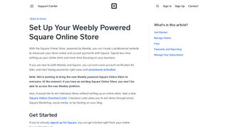 Set Up Your Weebly Powered Square Online Store | Square ...