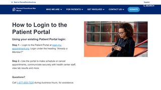 Sign Into Patient Portal Using Existing Login | Planned ...