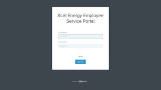 Sign On - Xcel Energy