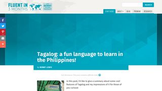 Tagalog: a fun language to learn in the Philippines! - Fluent in ...