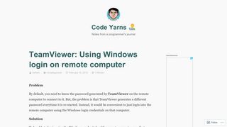 teamviewer reboot remote computer