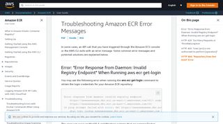 Troubleshooting Amazon ECR Error Messages - AWS ...