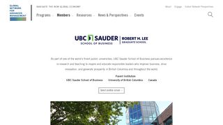 UBC Sauder School of Business | The Global Network for ...