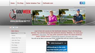 USGA Handicap Service - Golfweek Amateur Tour