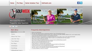view the USHandicap FAQ's - Golfweek Amateur Tour