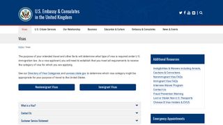 Visas | U.S. Embassy & Consulates in the United Kingdom