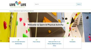 Welcome to Sport & Physical Activity - Live, Life Aberdeenshire