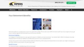Your Retirement Benefits | MoDOT & Patrol Employees ...