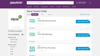 Zipcar Promo Codes: Free Driving Credits, January 2020 ...