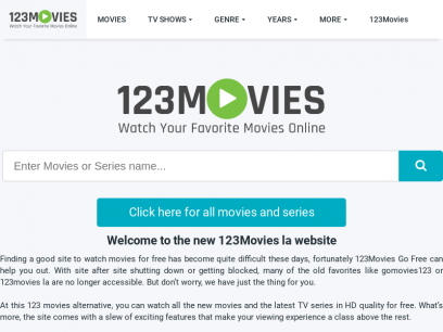 123Movies New Site - 123MoviesGo Free - Watch Free Movies