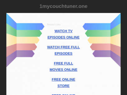 Sites like 1mycouchtuner.one &
        Alternatives
